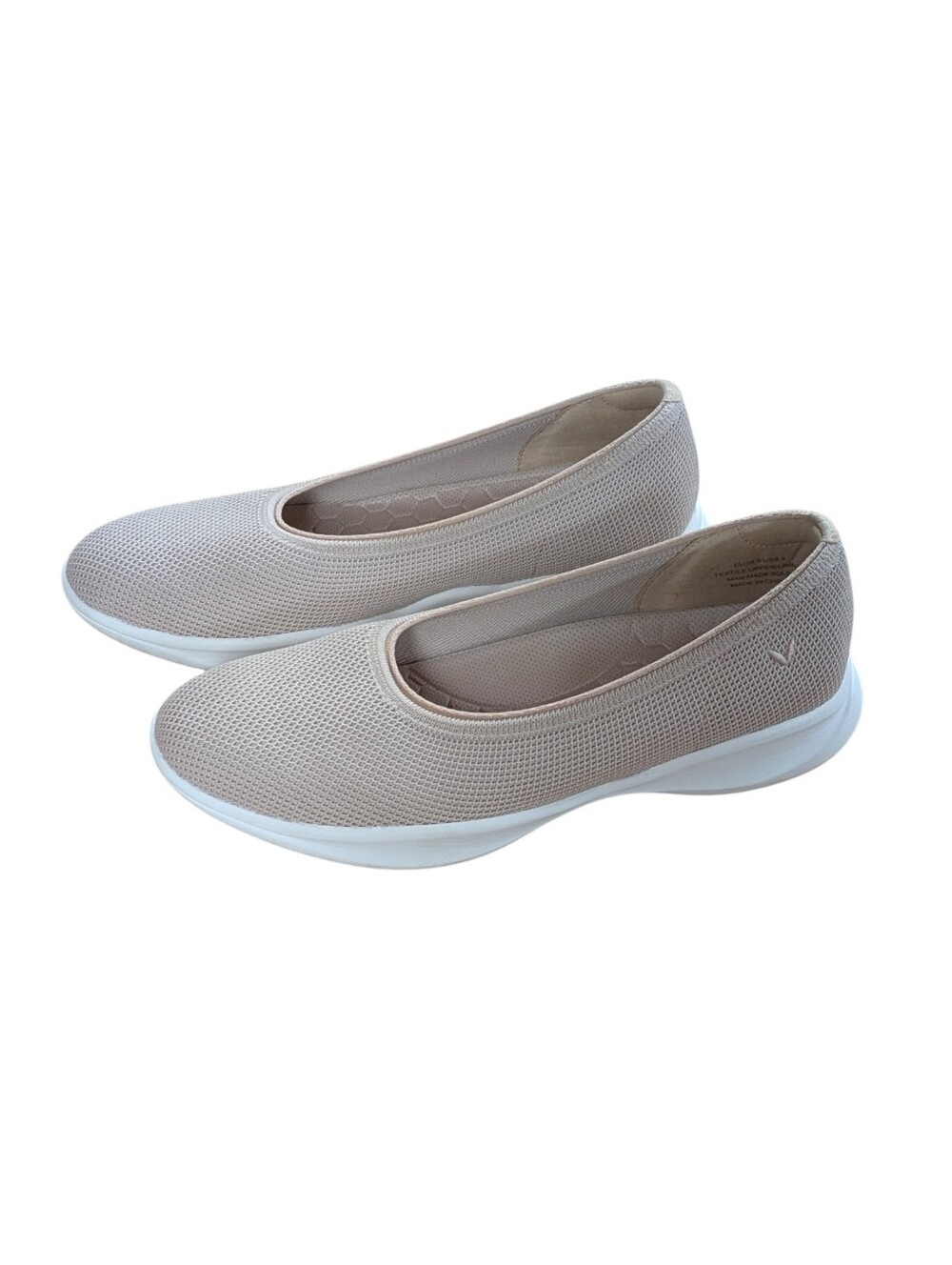 Vivaia Walker Pro Hybrid Ballet Flats -Izabel Mousy Taupe Size 39.5 - Picture 10 of 10